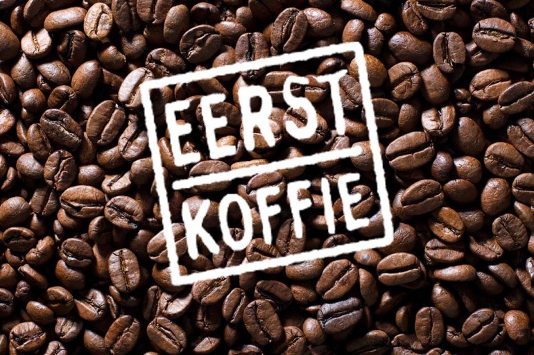 eerst koffie